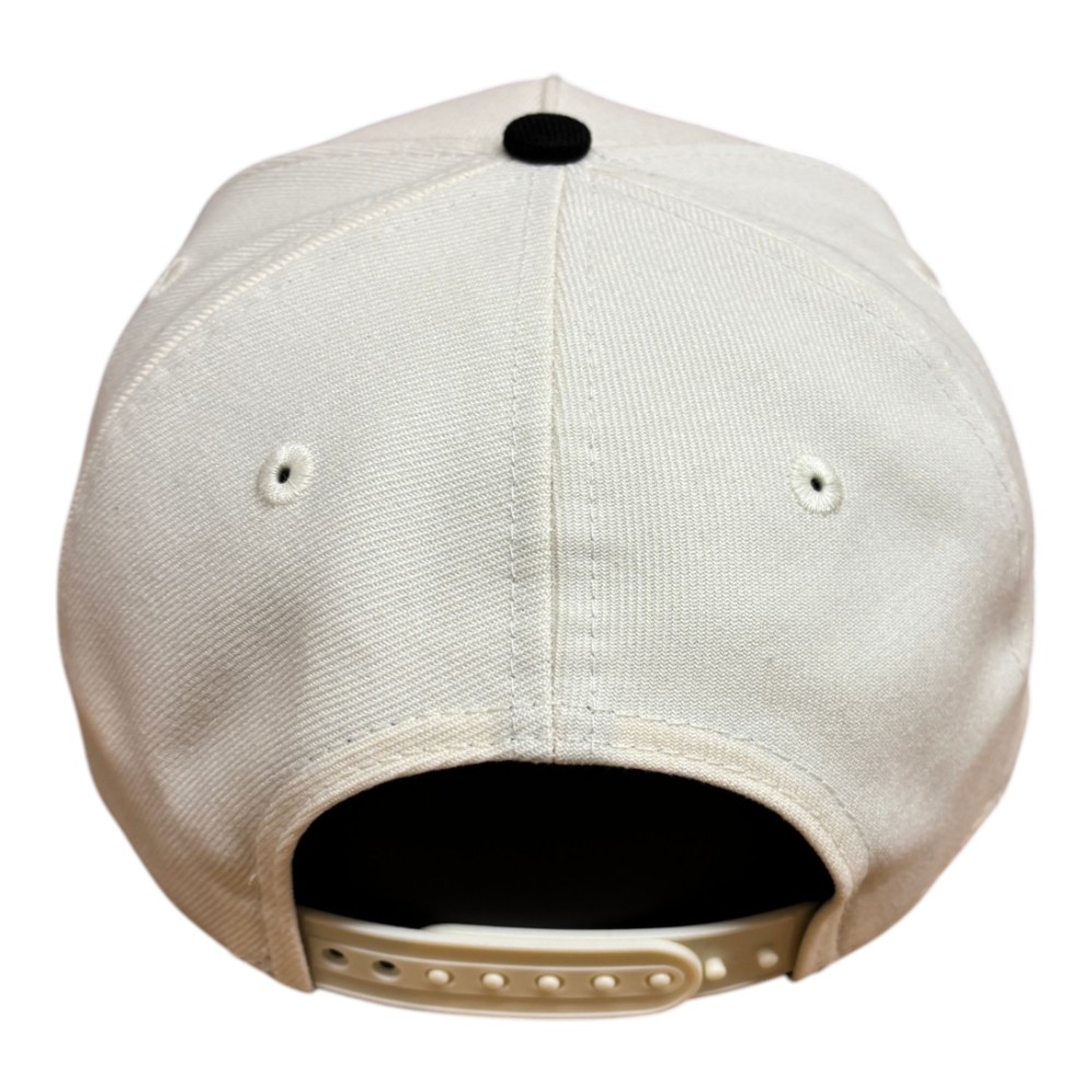 Utah Mammoth Chrome and Black Inaugural Season Patch New Era 9FORTY A-Frame Snapback Hat