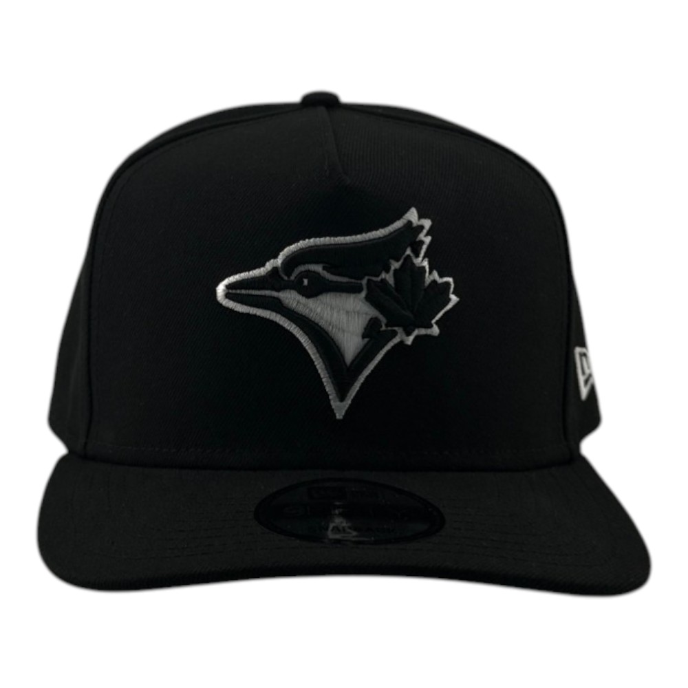 Toronto Blue Jays Black and White Basic Grey UV New Era 9FIFTY A-Frame Snapback Hat