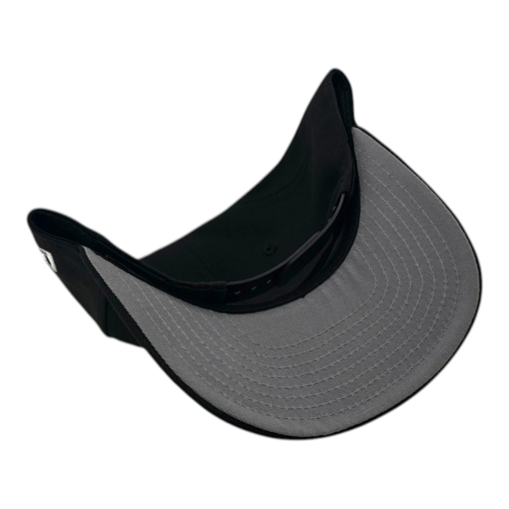 Los Angeles Angels Black on Black Basic Grey UV New Era 9FIFTY A-Frame Snapback Hat