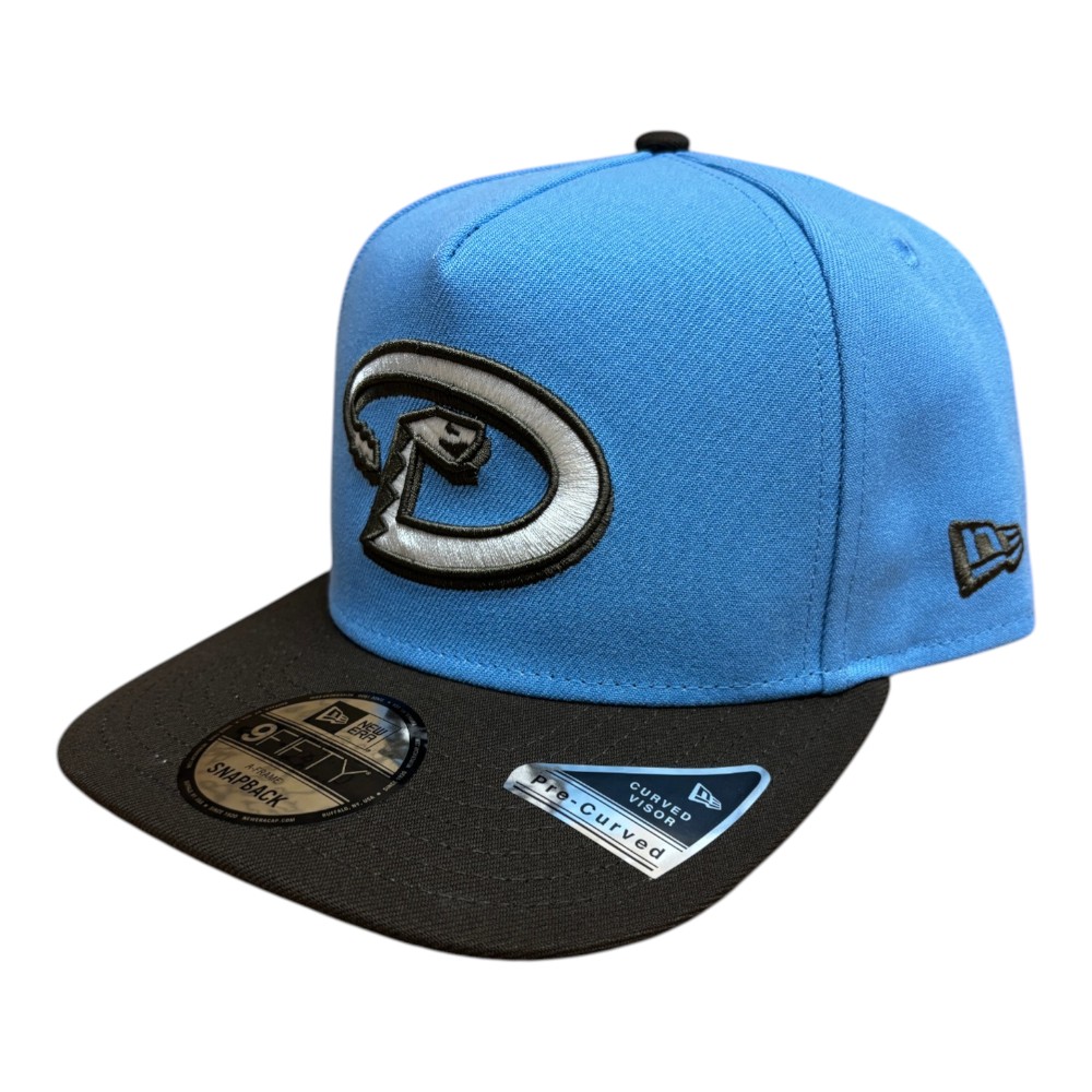 Arizona Diamondbacks Sky Blue and Brown 1998 Inaugural Patch Gray UV New Era 9FIFTY A-Frame Snapback Hat