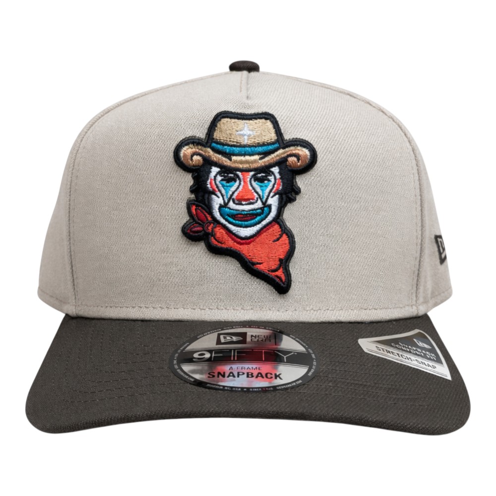 Sugar Land Space Cowboys "Payasos del Rodeo de Sugar Land" Brown Two Tone New Era 9FIFTY A-Frame Snapback Hat