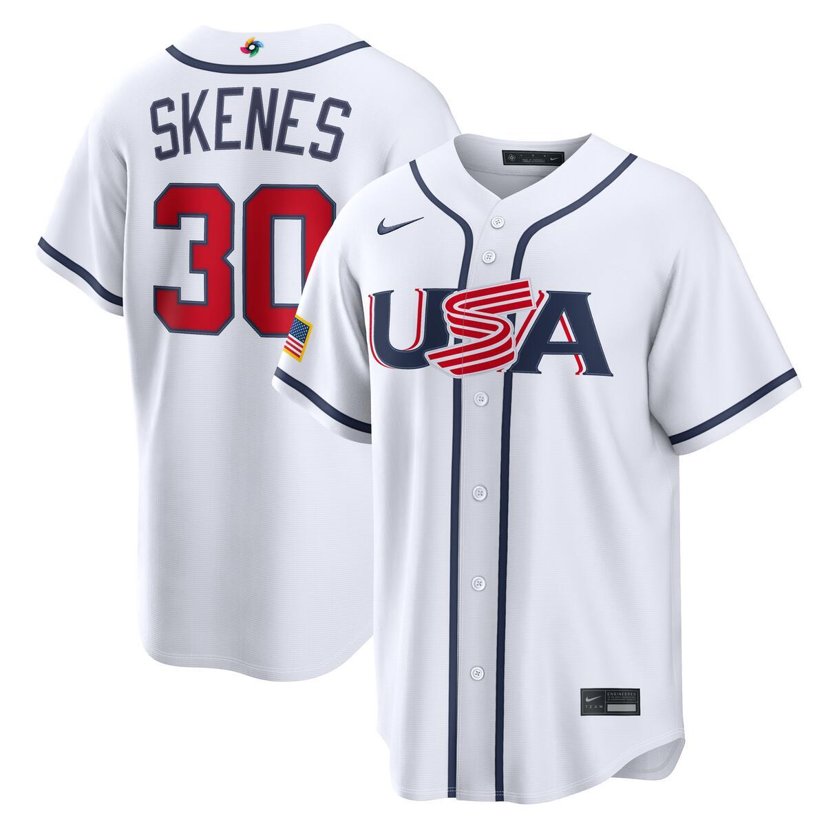 WBC スキーンズ　ユニフォーム　USA代表　Mサイズ Weston McKennie USA Fanwear Big Kids' Soccer Jersey | PUMA 応援グッズ