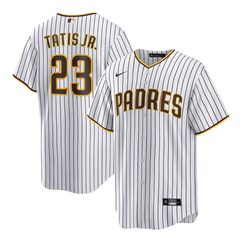 Youth San Diego Padres Fernando Tatis Jr White Home Baseline Nike Jersey