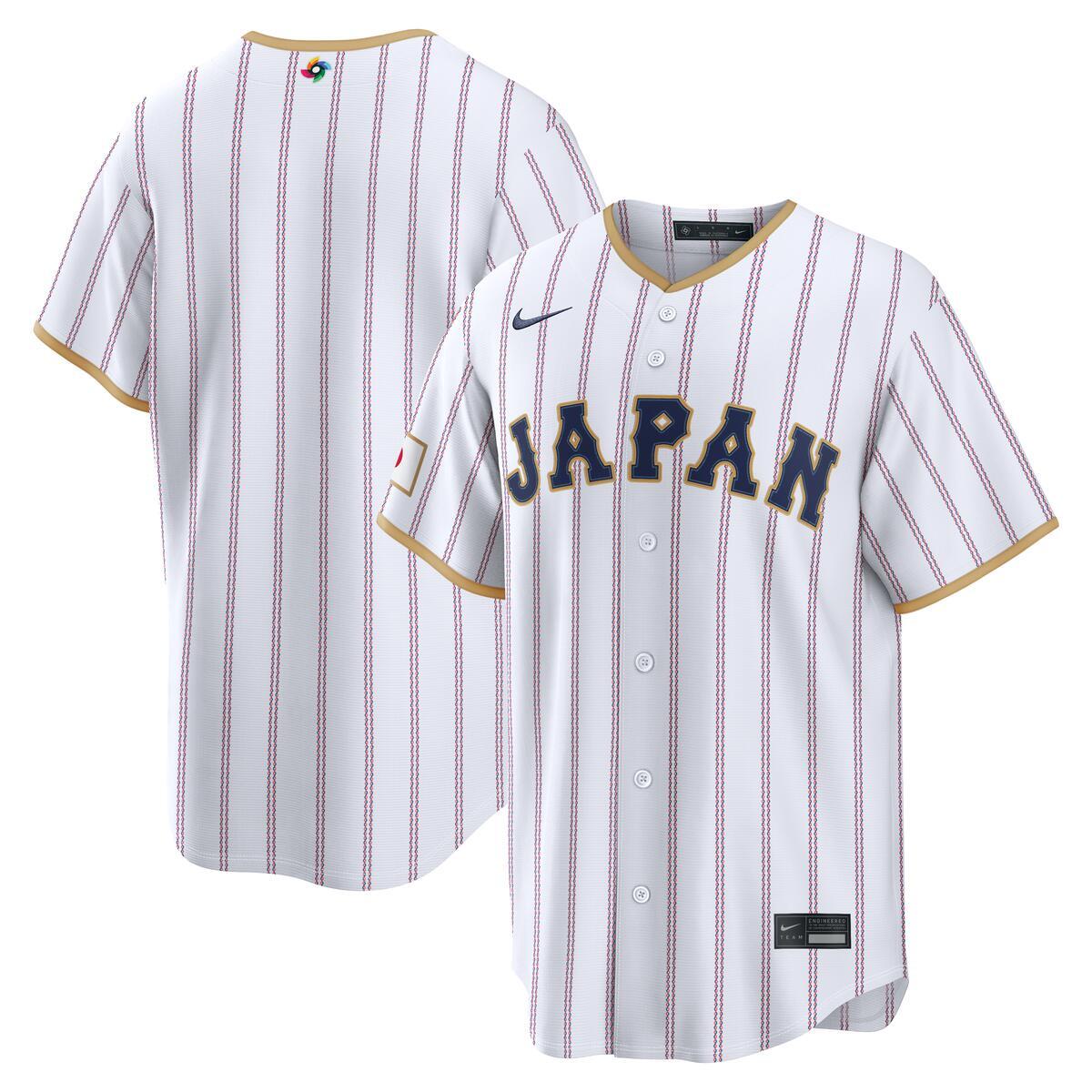 Team Japan White Blank 2026 World Baseball Classic WBC Nike Jersey