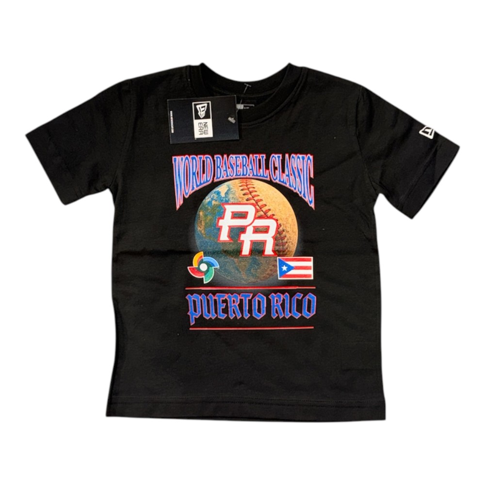 Youth Team Puerto Rico Black 2026 World Baseball Classic WBC New Era T-Shirt