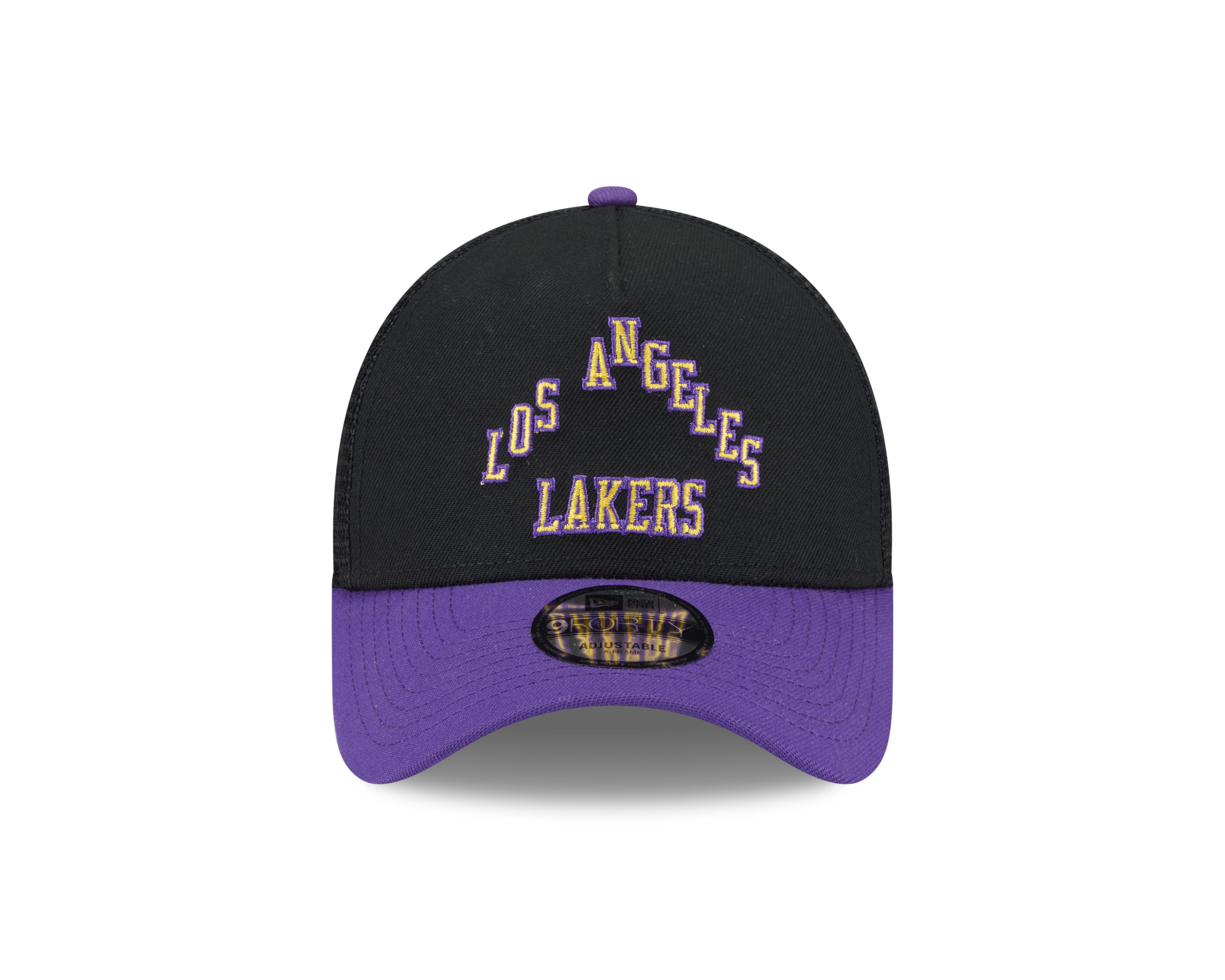 Los Angeles Lakers 2025-26 City Edition New Era A-Frame 9FORTY Snapback Hat