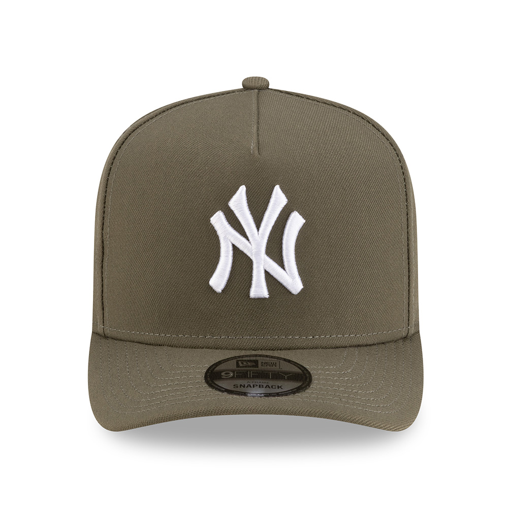 New York Yankees Olive Green New Era 9FIFTY A-Frame Snapback Hat