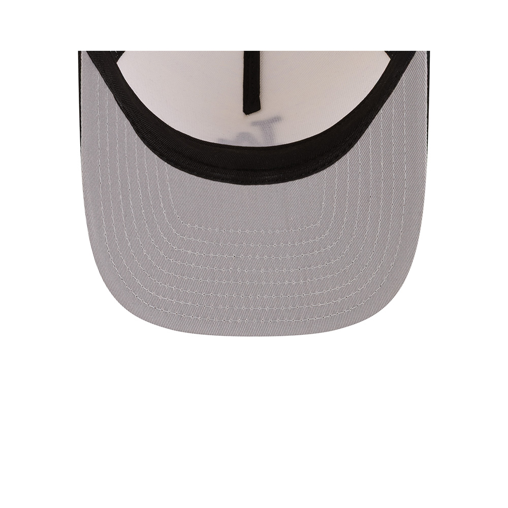 Los Angeles Dodgers Chrome and Black 2Tone New Era 9FIFTY A-Frame Snapback Hat