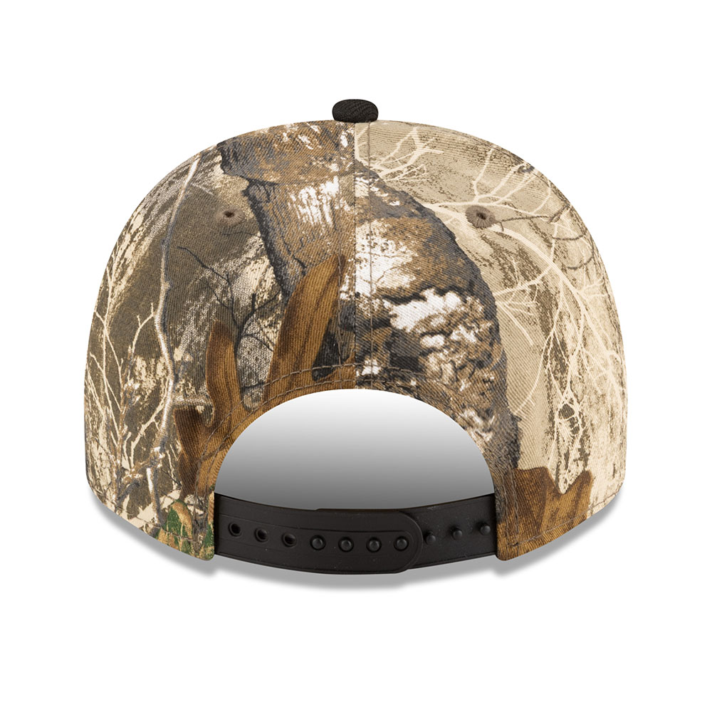 Mexico Realtree Camo and Black 2Tone with Mexico Flag Patch New Era 9FIFTY A-Frame Snapback Hat