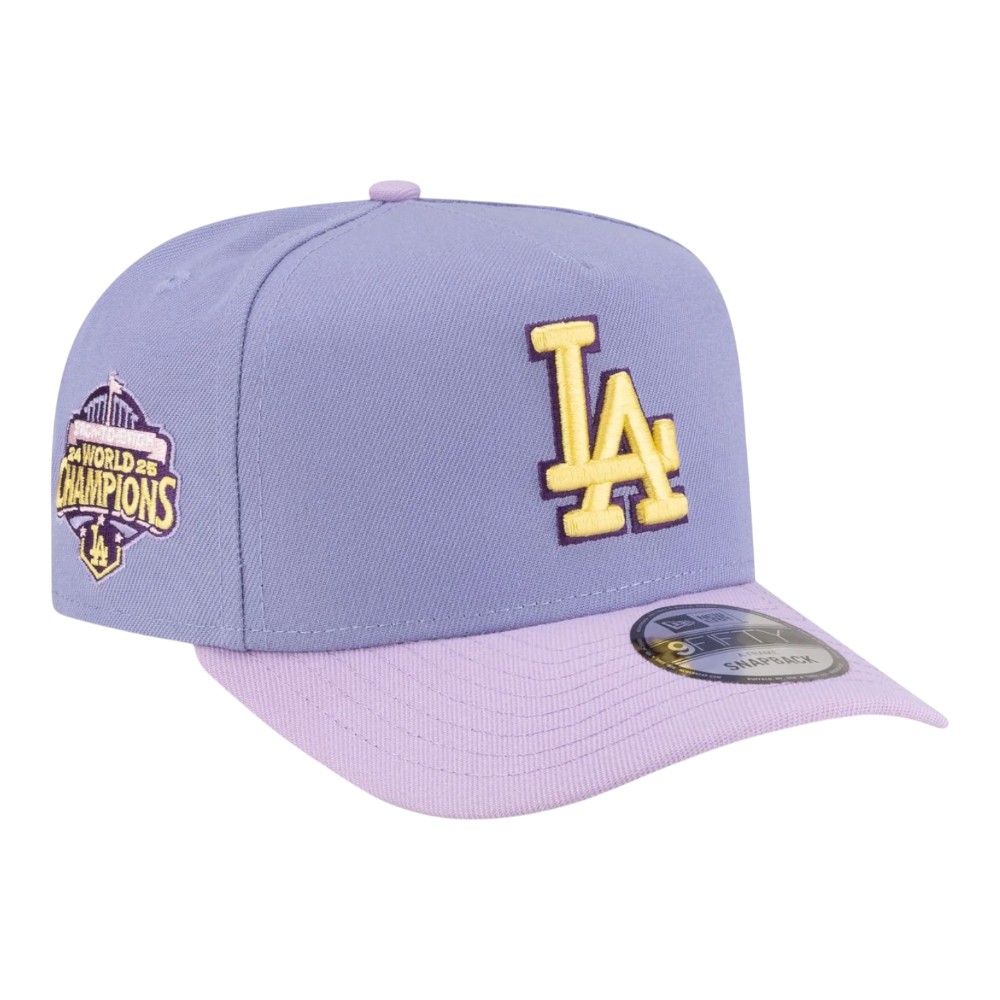 Los Angeles Dodgers Lavender 2024-25 Back to Back Champions Patch