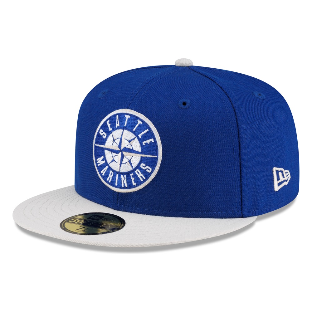 Seattle Mariners Royal Blue and Gray New Era 59FIFTY Fitted Hat
