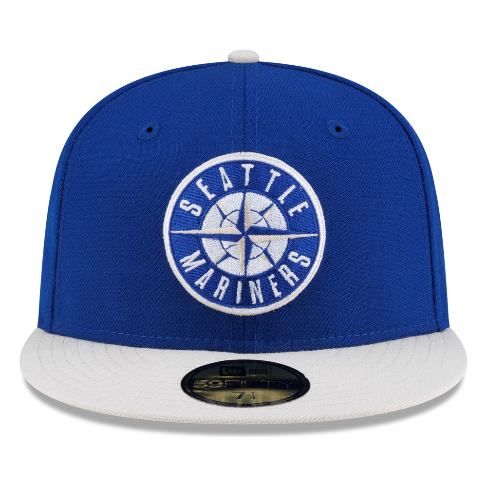 Seattle Mariners Royal Blue and Gray New Era 59FIFTY Fitted Hat