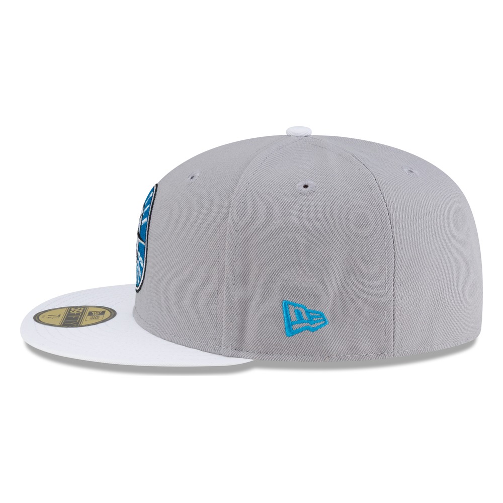 Seattle Mariners Gray Two Tone Circle Compass Logo New Era 59FIFTY Fitted Hat