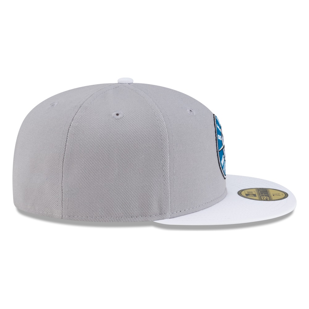 Seattle Mariners Gray Two Tone Circle Compass Logo New Era 59FIFTY Fitted Hat