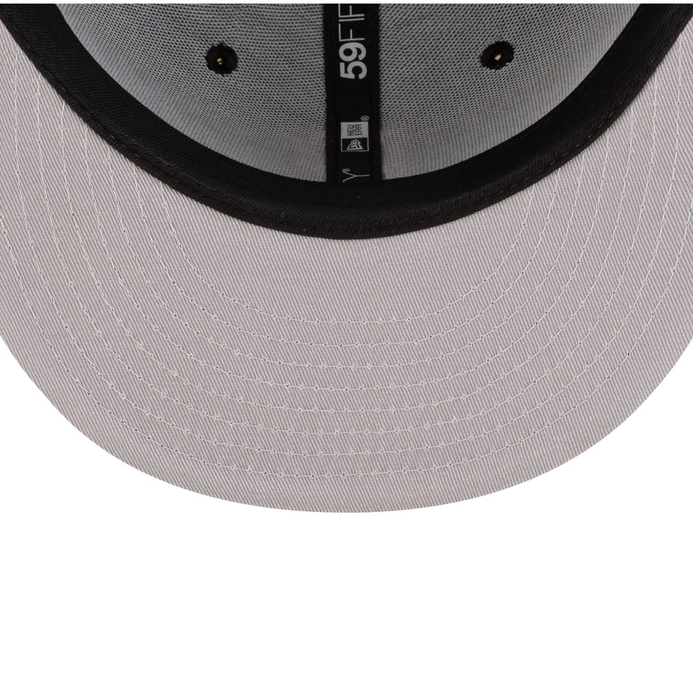 Pittsburgh Pirates Black with Red Logo Gray UV New Era 59FIFTY Fitted Hat