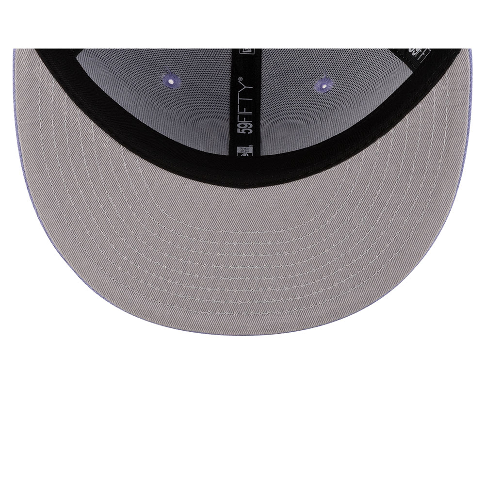 New York Yankees Lavender Purple with White Logo Gray UV Era 59FIFTY Fitted Hat