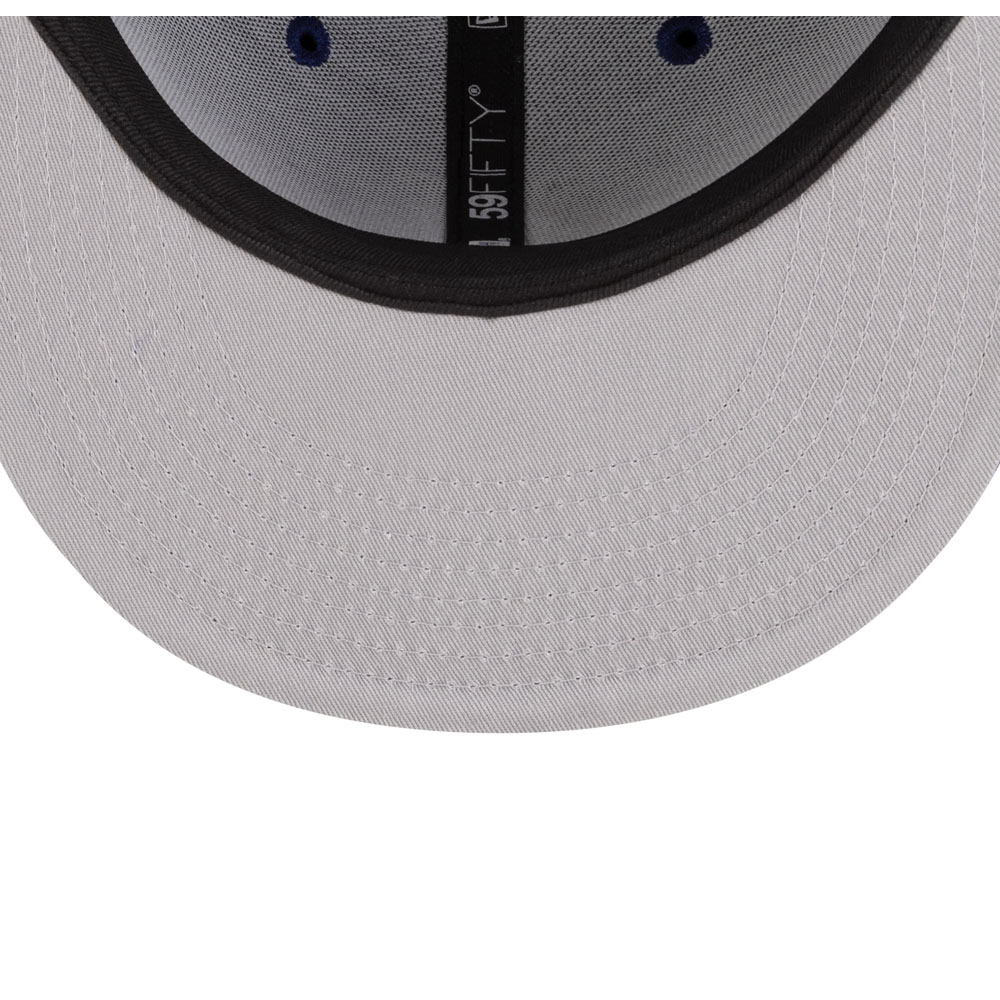 Los Angeles Dodgers Royal Blue Upside Down Logo Gray UV New Era 59FIFTY Fitted Hat