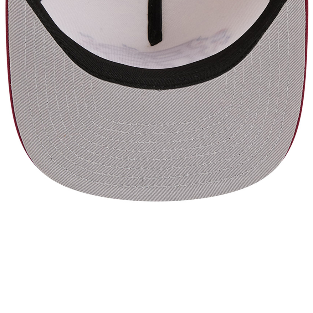 Puerto Rico Light Beige and Red "Salsa" 2026 World Baseball Classic WBC New Era 9FIFTY A-Frame Snapback Hat