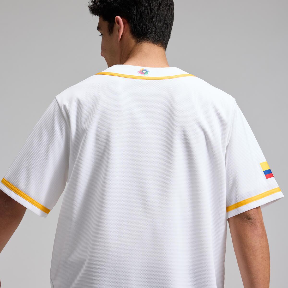 Team Colombia White Blank 2026 World Baseball Classic WBC Nike Home Stadium Jersey