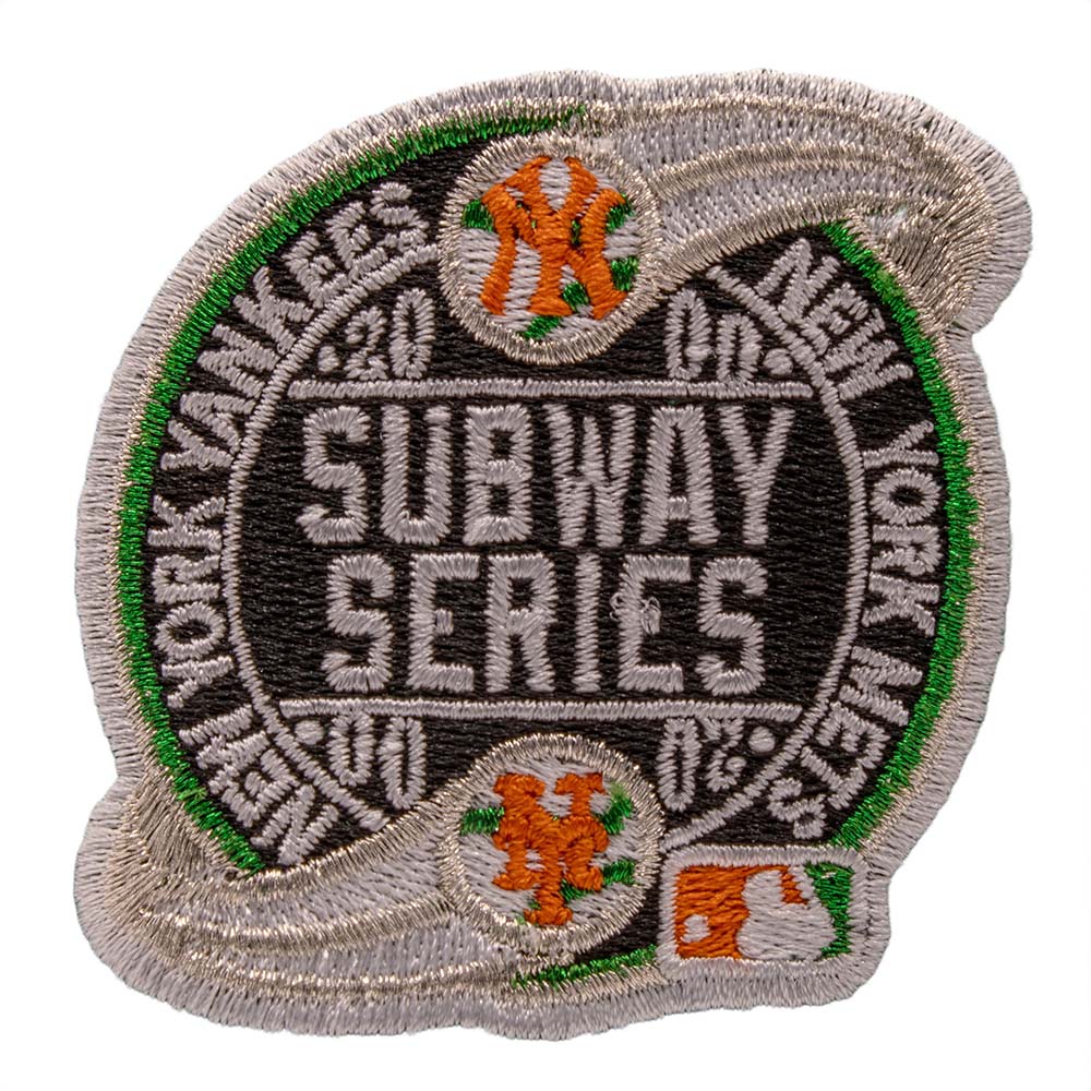 New York Yankees Green and Black Subway Series Patch Grey UV Era 59FIFTY Fitted Hat