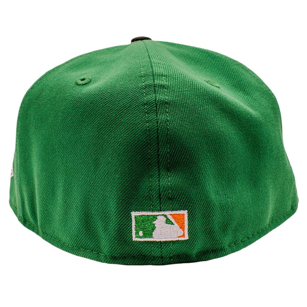 New York Yankees Green and Black Subway Series Patch Grey UV Era 59FIFTY Fitted Hat