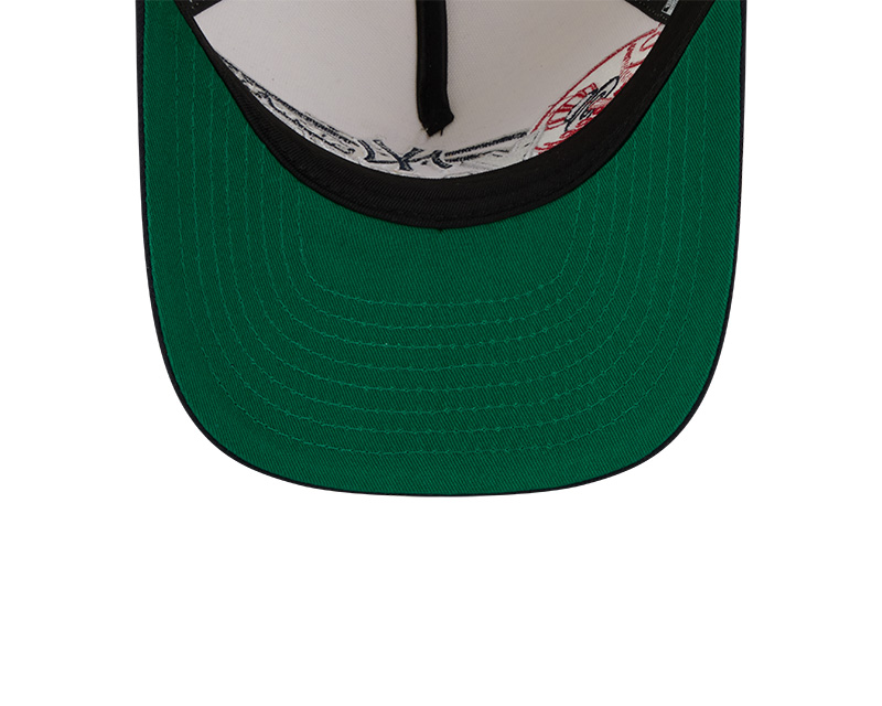 New York Yankees Chrome and Navy MLB Classic 9FIFTY A-Frame Snapback Hat