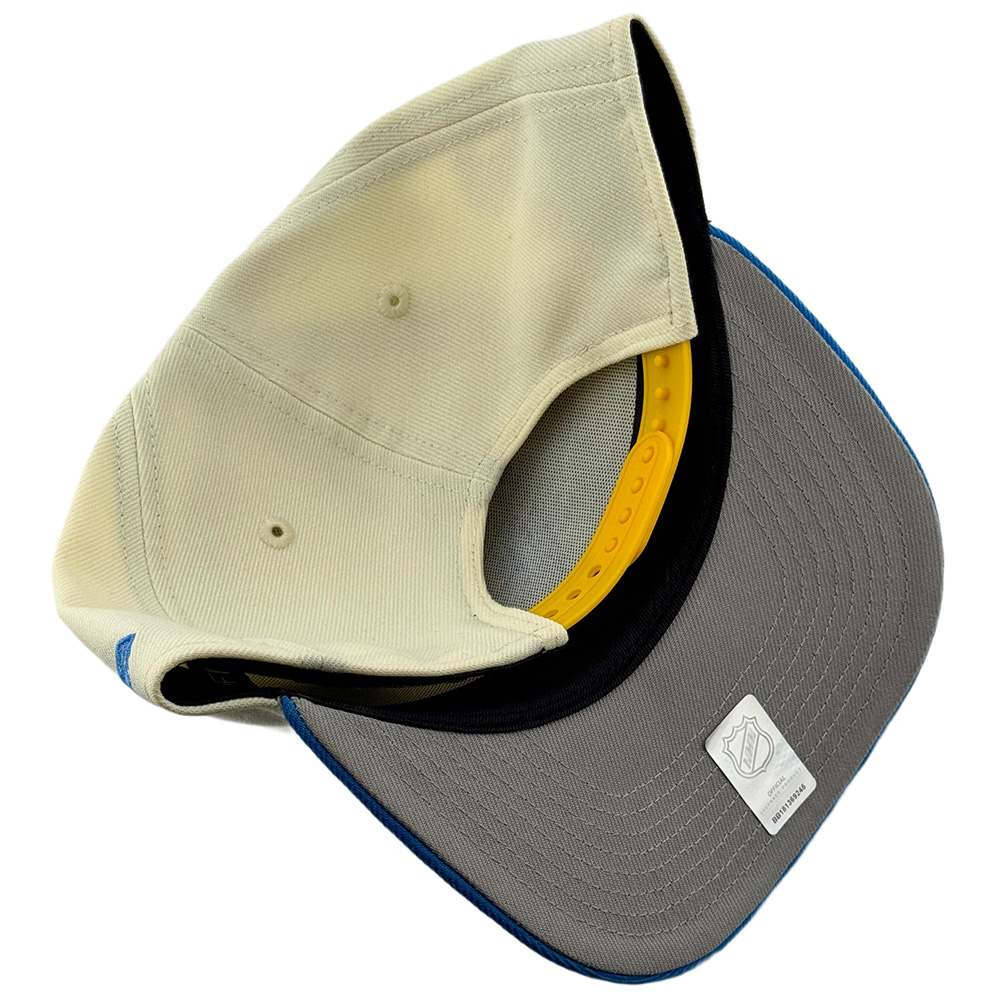 St. Louis Blues Chrome and Blue 2019 Stanley Cup Champions Patch New Era 9FIFTY A-Frame Snapback Hat