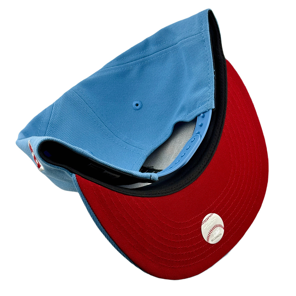 St. Louis Cardinals Powder Blue "The Lou" City Connect Patch Red UV New Era 9FIFTY Snapback Hat