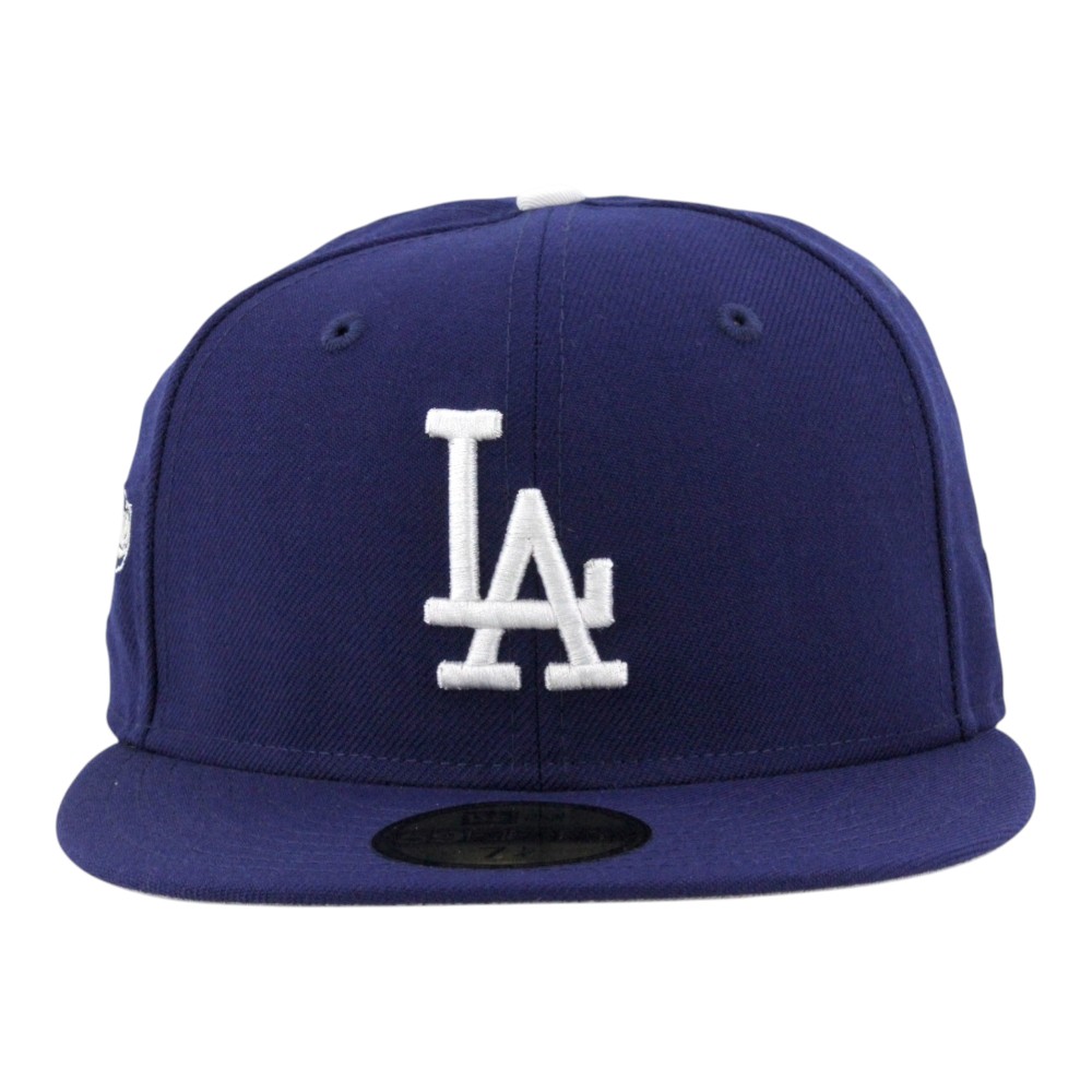 Los Angeles Dodgers Royal Blue 2025 World Series Patch Grey UV New Era 59FIFTY Fitted Hat