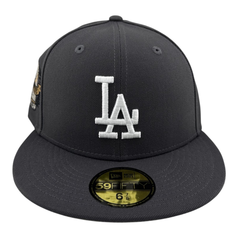 Los Angeles Dodgers Graphite 2025 Champions Trophy Patch Grey UV New Era 59FIFTY Fitted Hat