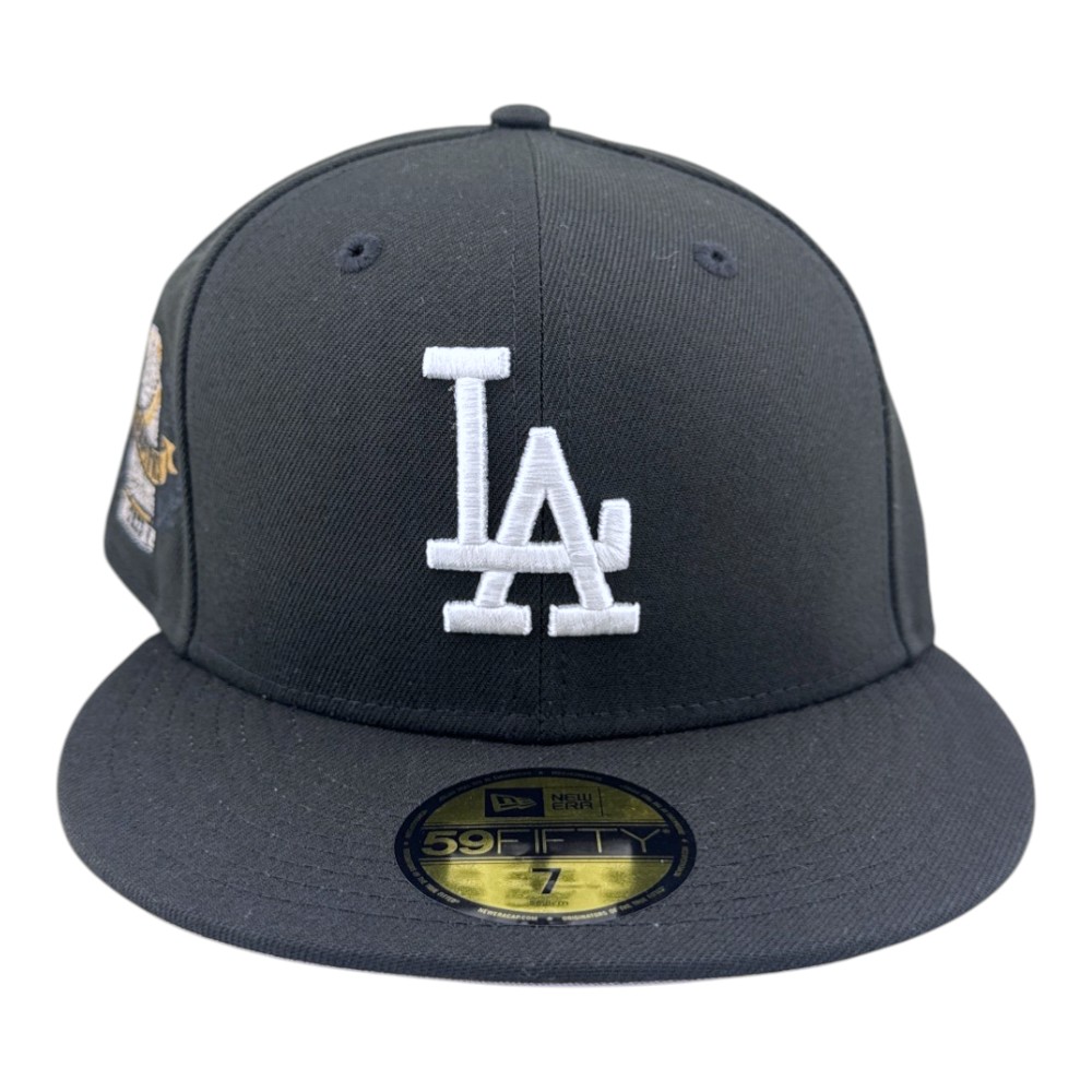 Los Angeles Dodgers Black 2025 Champions Trophy Patch Grey UV New Era 59FIFTY Fitted Hat