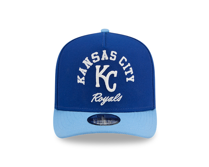 Kansas City Royals Royal Blue Arched New Era 9FIFTY A-Frame Snapback Hat