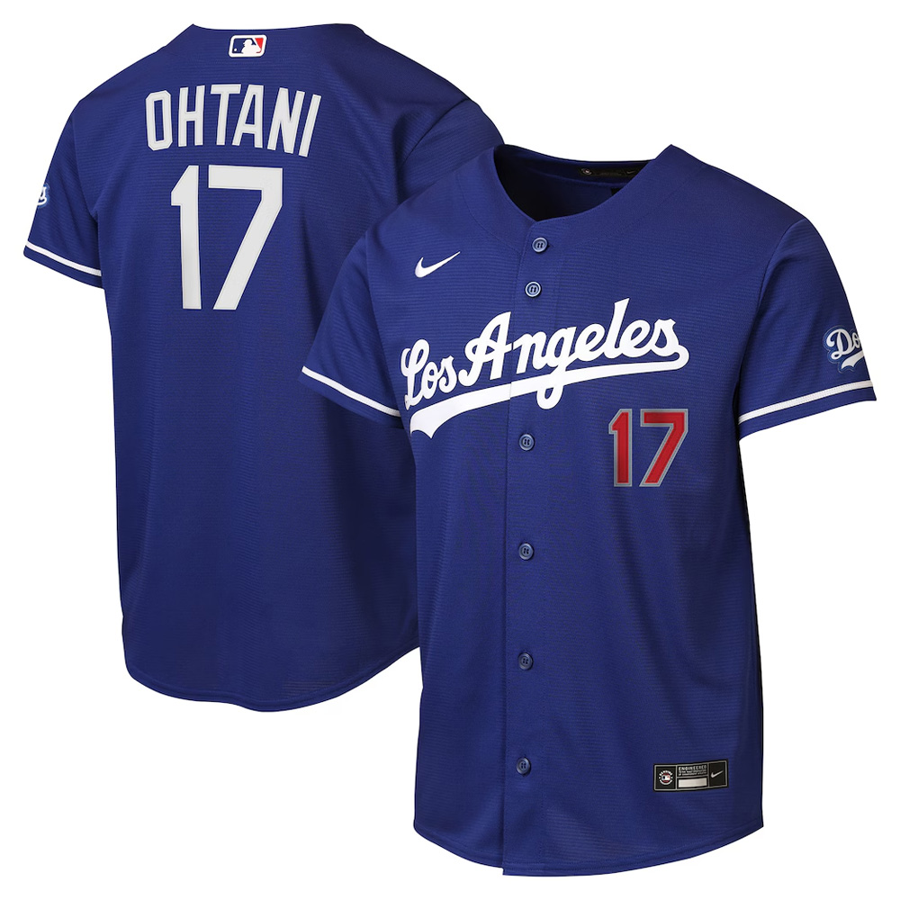 Youth Los Angeles Dodgers Shohei Ohtani Royal Blue Alternate Nike Stadium Jersey
