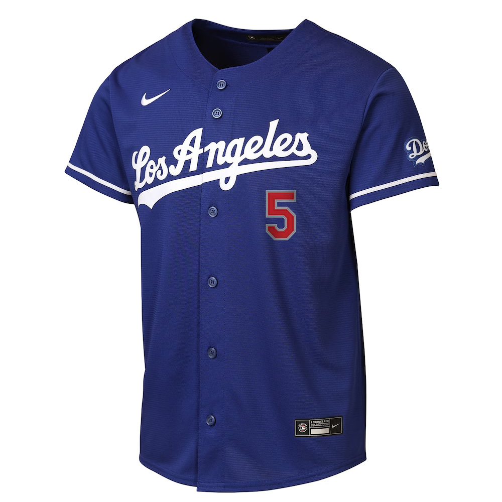 Youth Los Angeles Dodgers Freddie Freeman Royal Blue Alternate Nike Stadium Jersey