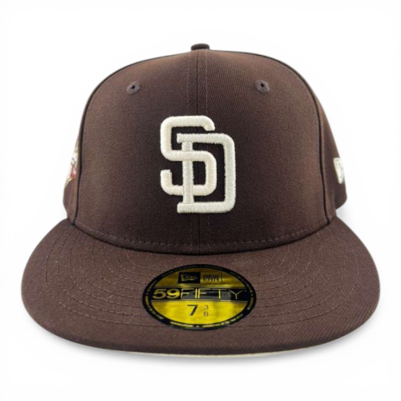 San Diego Padres Brown "Ivory Collection" 40th Anniversary Patch Ivory UV New Era 59FIFTY Fitted Hat