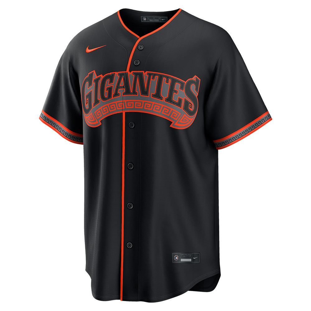 San Francisco Giants Rafael Devers "Gigantes" Black Alternate Nike Replica Jersey