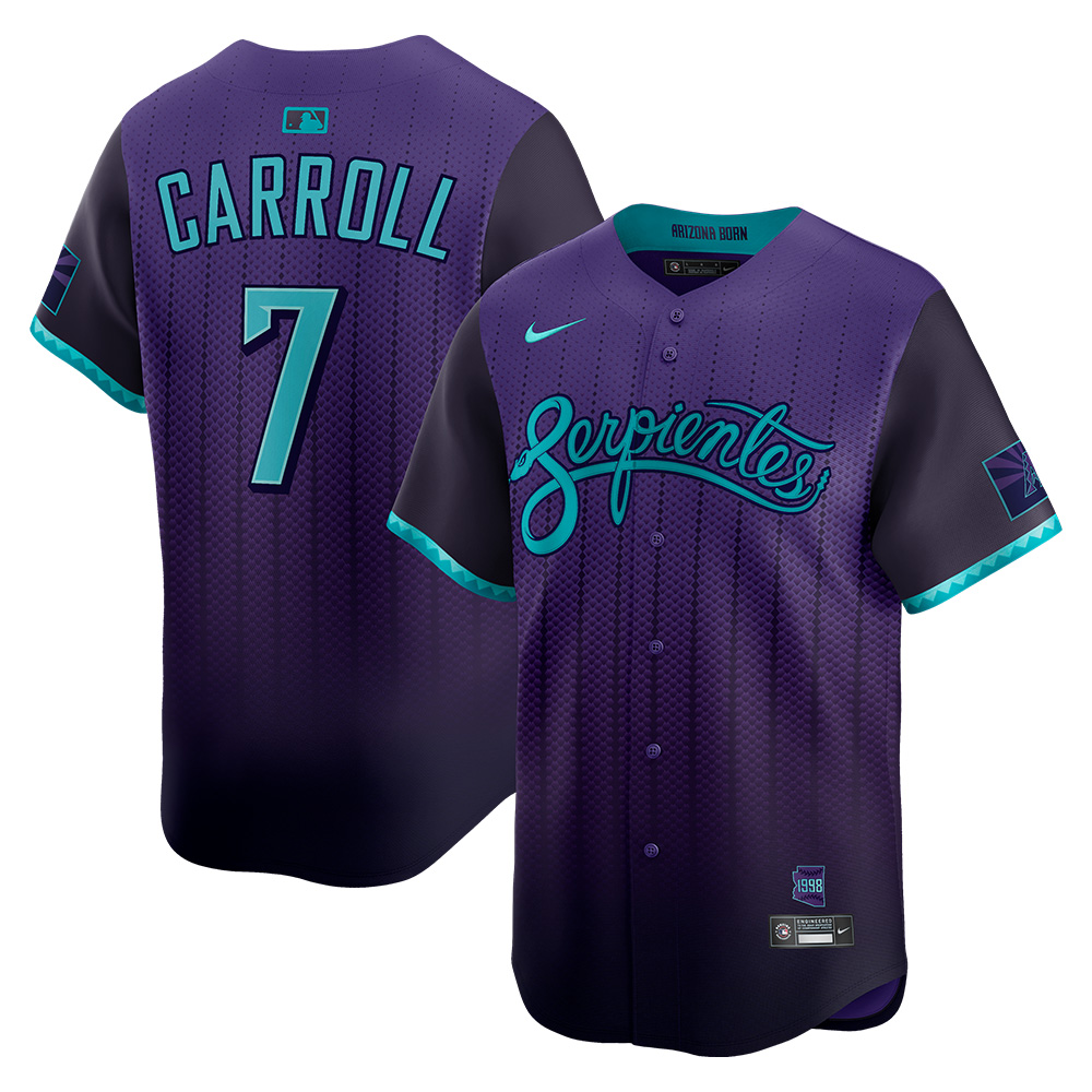 Arizona Diamondbacks Corbin Carroll Purple "Serpientes" 2025 City Connect Nike Limited Player Jersey