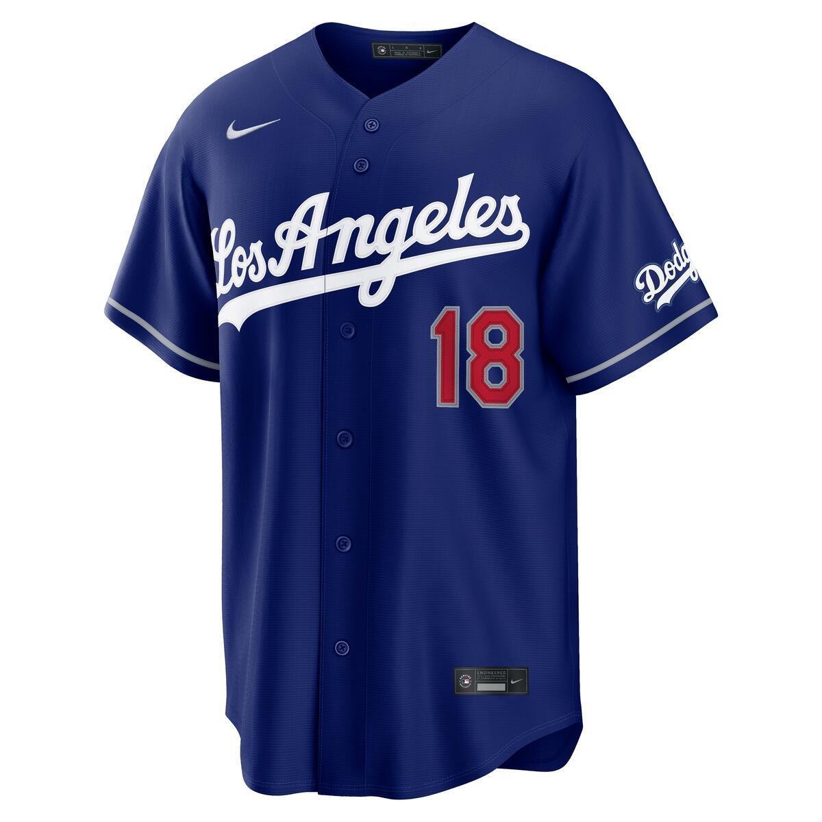Los Angeles Dodgers Yoshinobu Yamamoto Royal Blue Alternate Nike Stadium Player Jersey