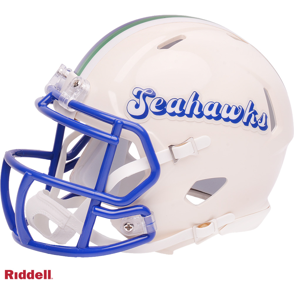 Seattle Seahawks Retro Riddell Speed Mini Helmet