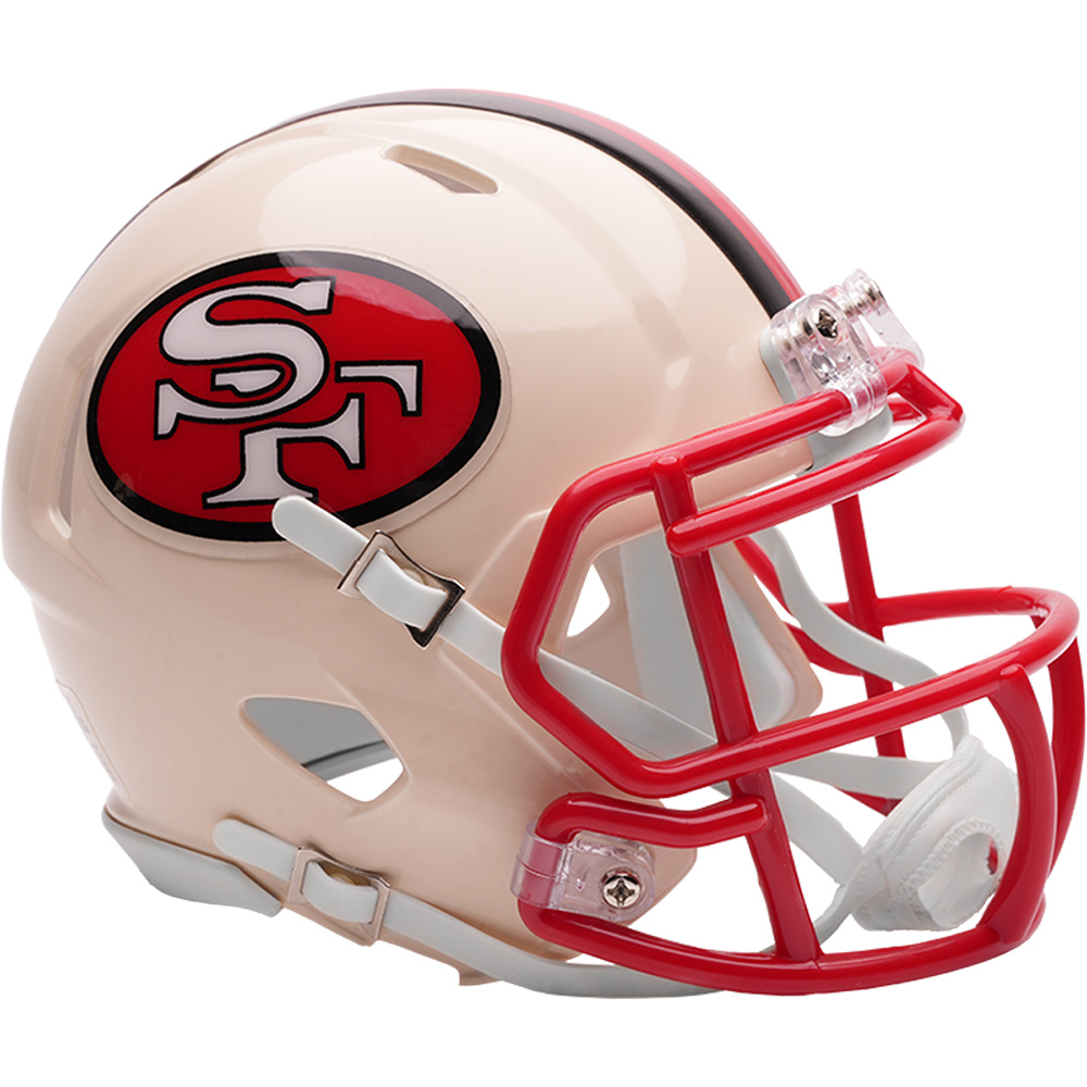 San Francisco 49ers Retro Riddell Speed Mini Helmet