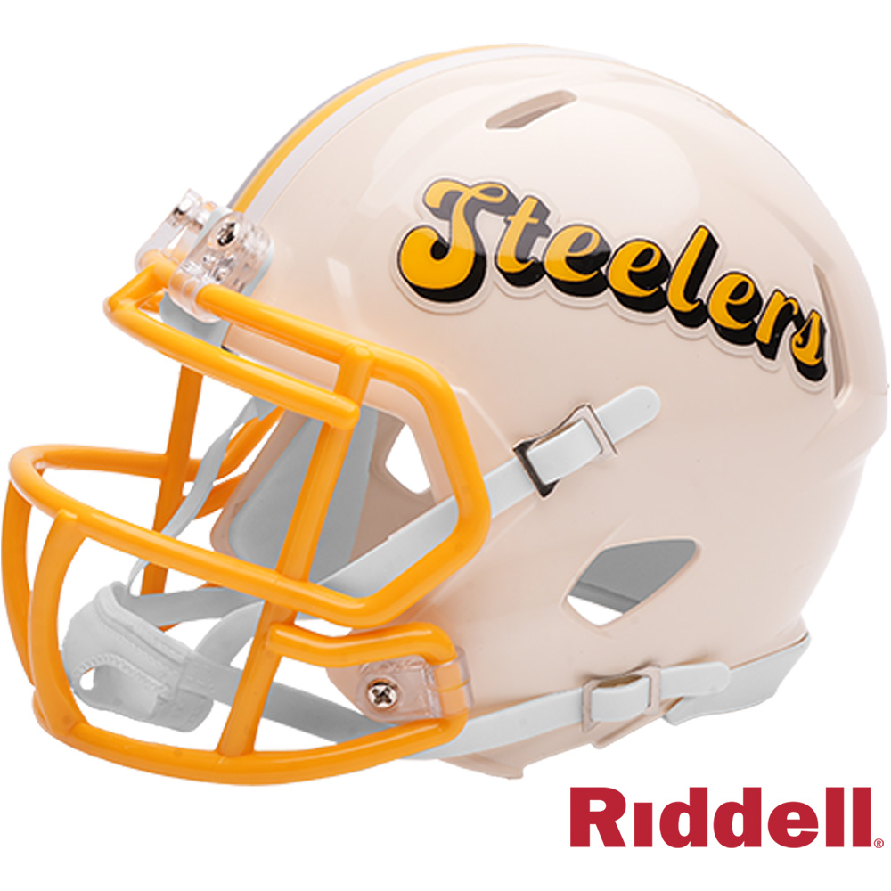 Pittsburgh Steelers Retro Riddell Speed Mini Helmet
