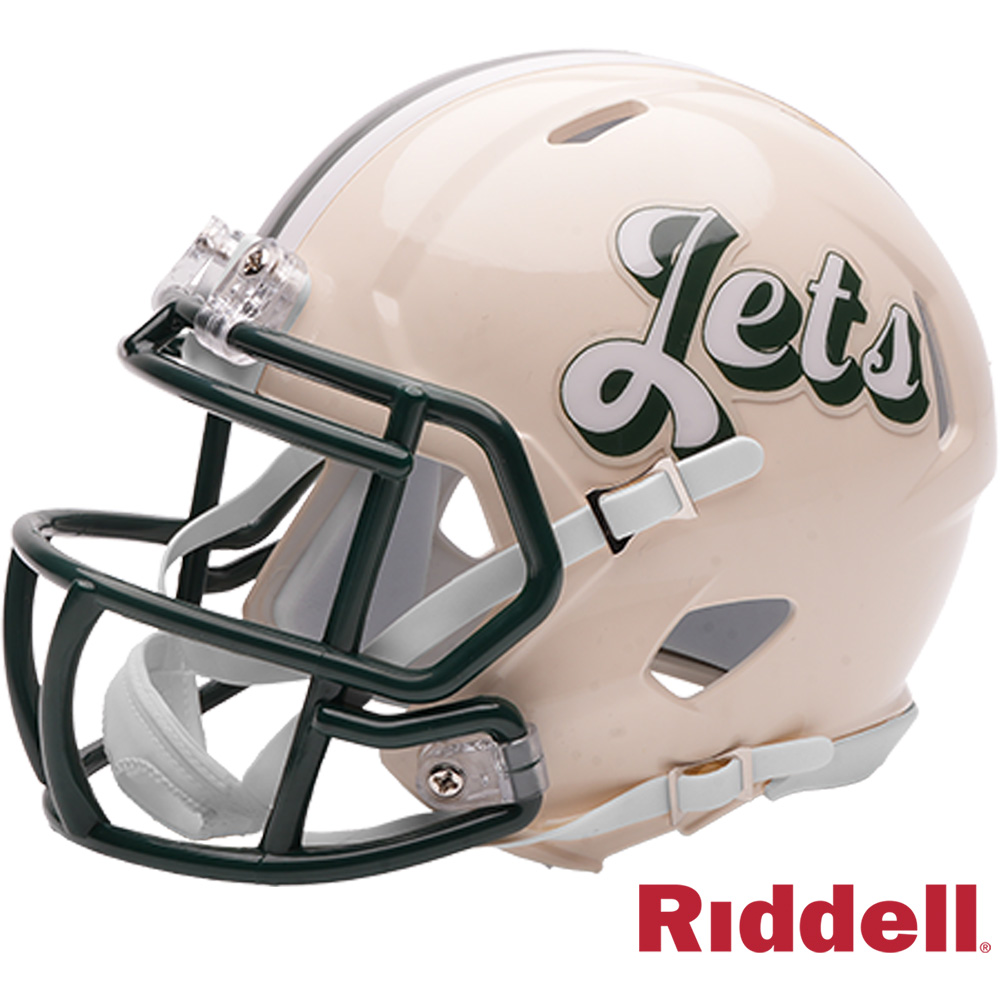 New York Jets Retro Riddell Speed Mini Helmet