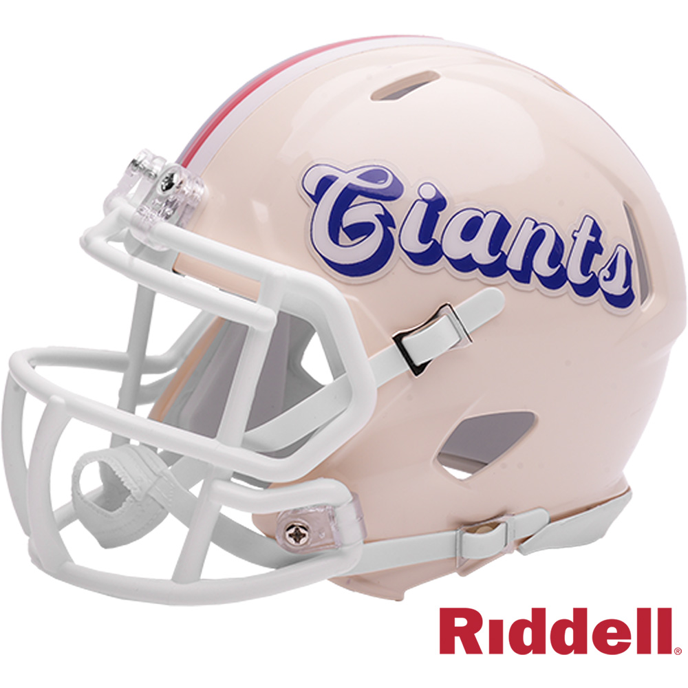 New York Giants Retro Riddell Speed Mini Helmet