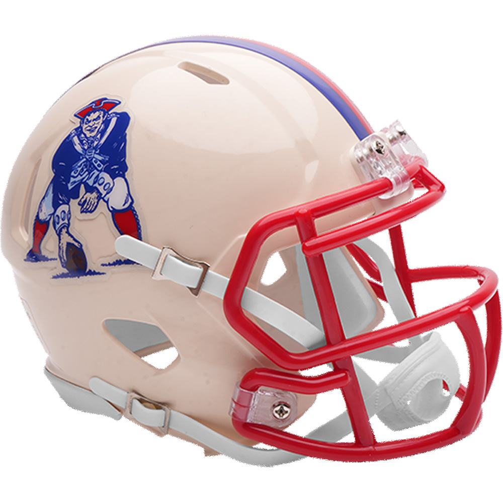 New England Patriots Retro Riddell Speed Mini Helmet