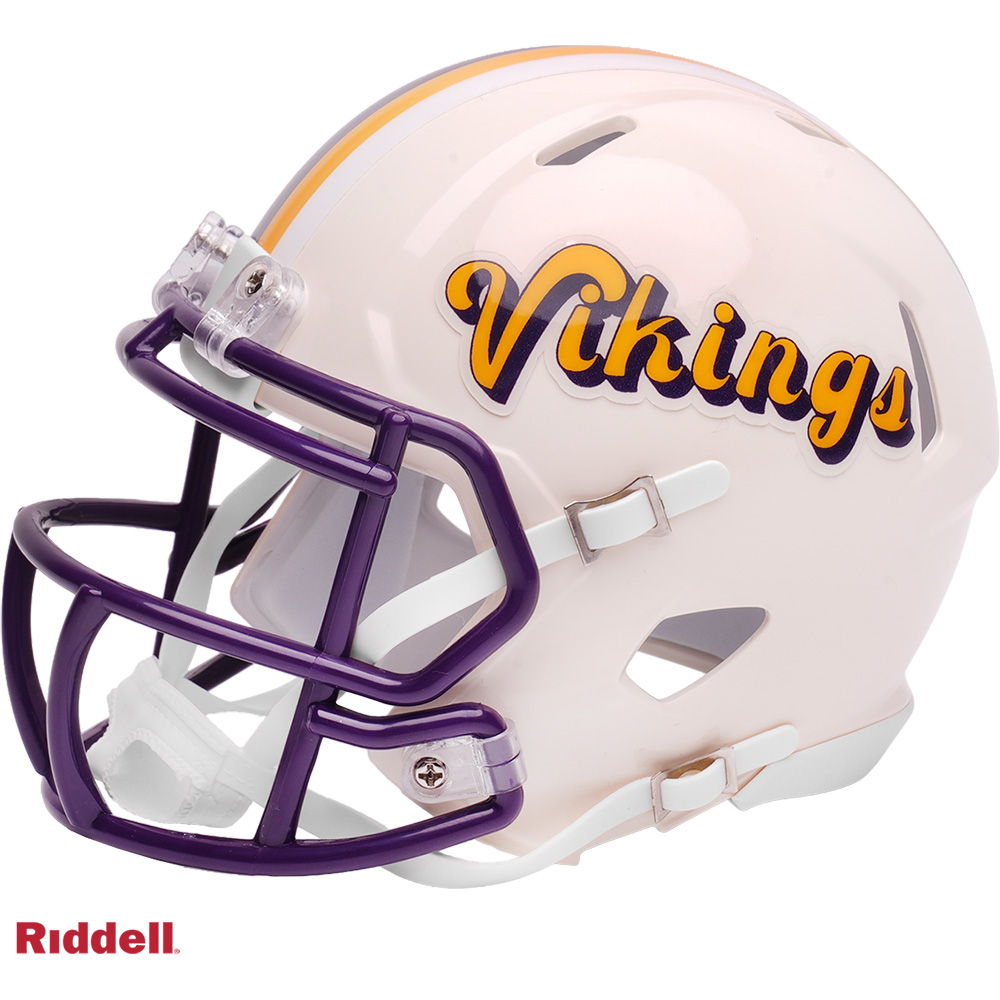 Minnesota Vikings Retro Riddell Speed Mini Helmet