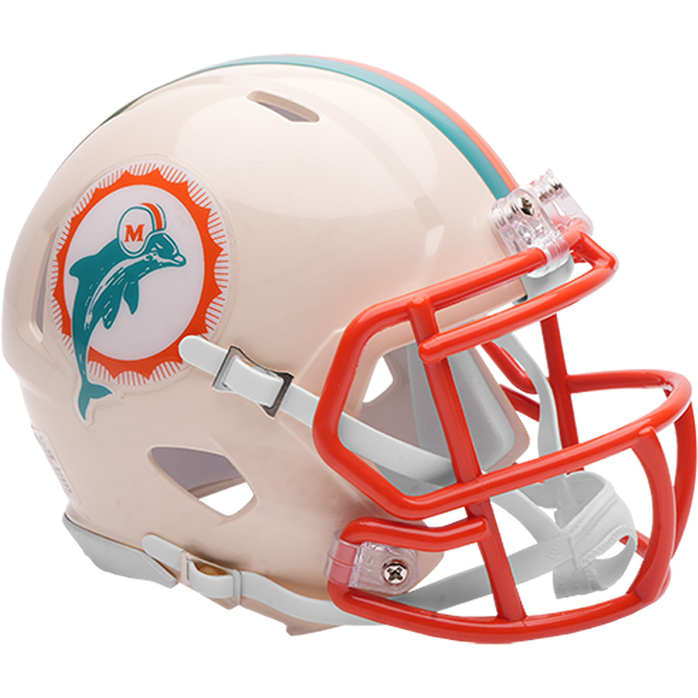 Miami Dolphins Retro Riddell Speed Mini Helmet