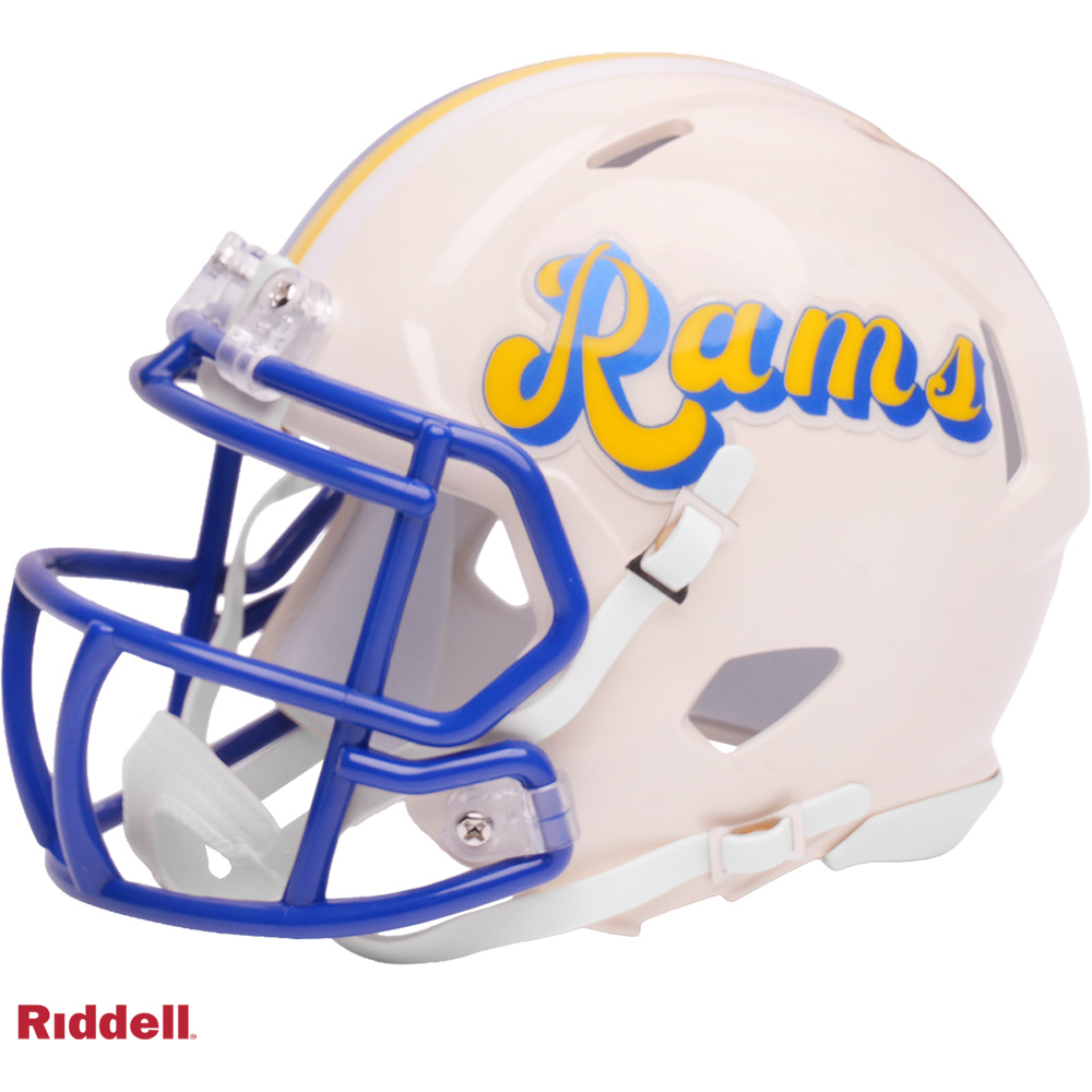 Los Angeles Rams Retro Riddell Speed Mini Helmet
