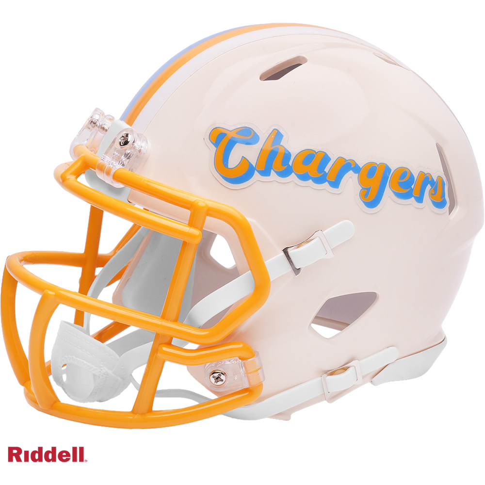 Los Angeles Chargers Retro Riddell Speed Mini Helmet