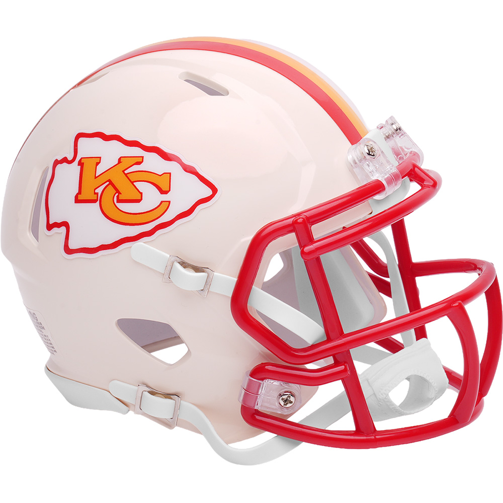 Kansas City Chiefs Retro Riddell Speed Mini Helmet