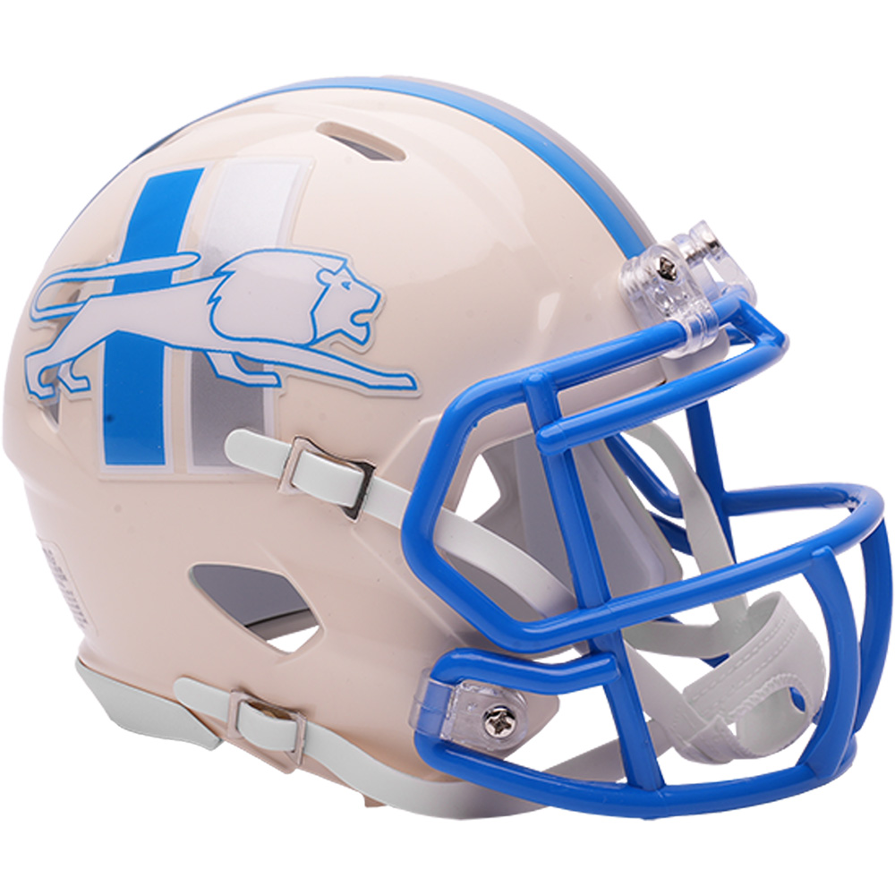 Detroit Lions Retro Riddell Speed Mini Helmet